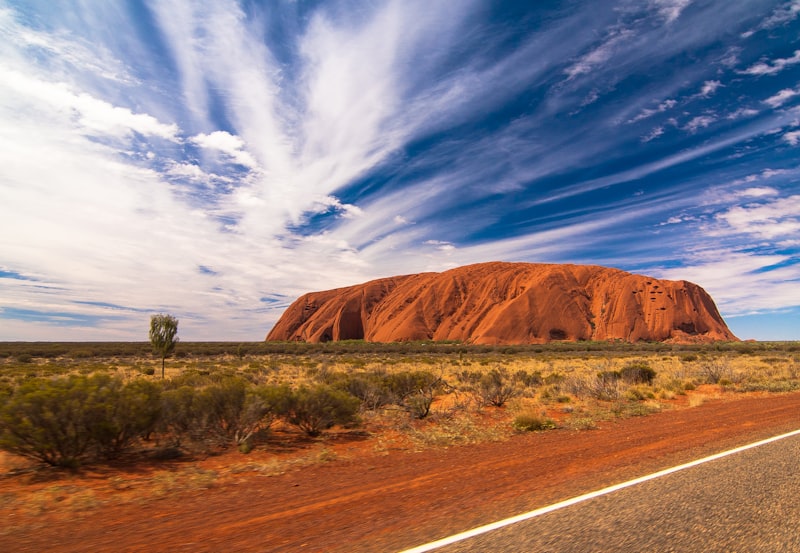 Uluru at sunset